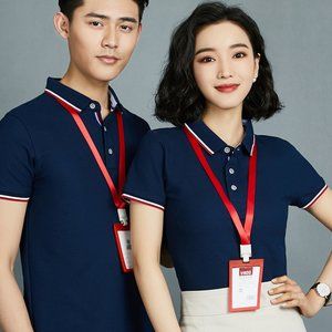 Polo shirt customized work clothes printed LOGO gr